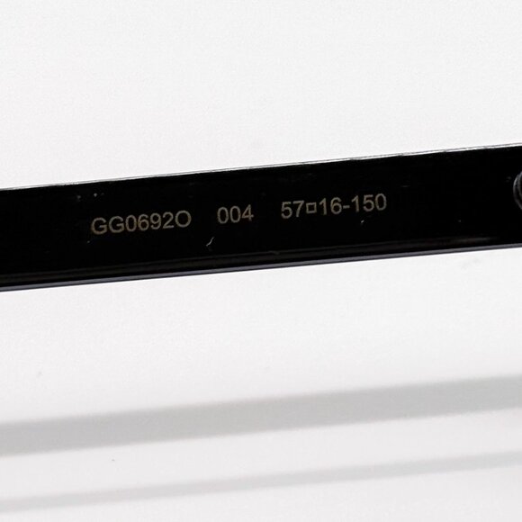NEW GUCCI GG0692O 004 UNISEX BLACK/GREY EYEGLASSES GUCCI - Picture 8 of 10